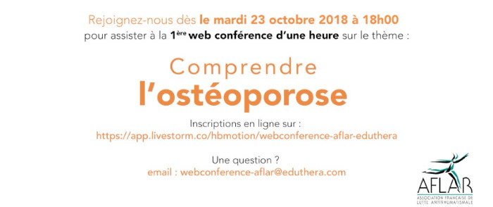 1ère Web conférence AFLAR