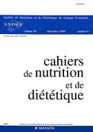 Cahiers de Nutrition et de Diététique 